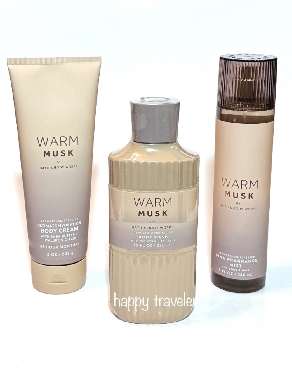WARM MUSK Body Care Trio